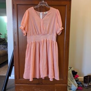 Unique Vintage Retro Fit And Flare Textured Dress